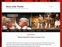 Tablet Screenshot of boiselittletheater.org